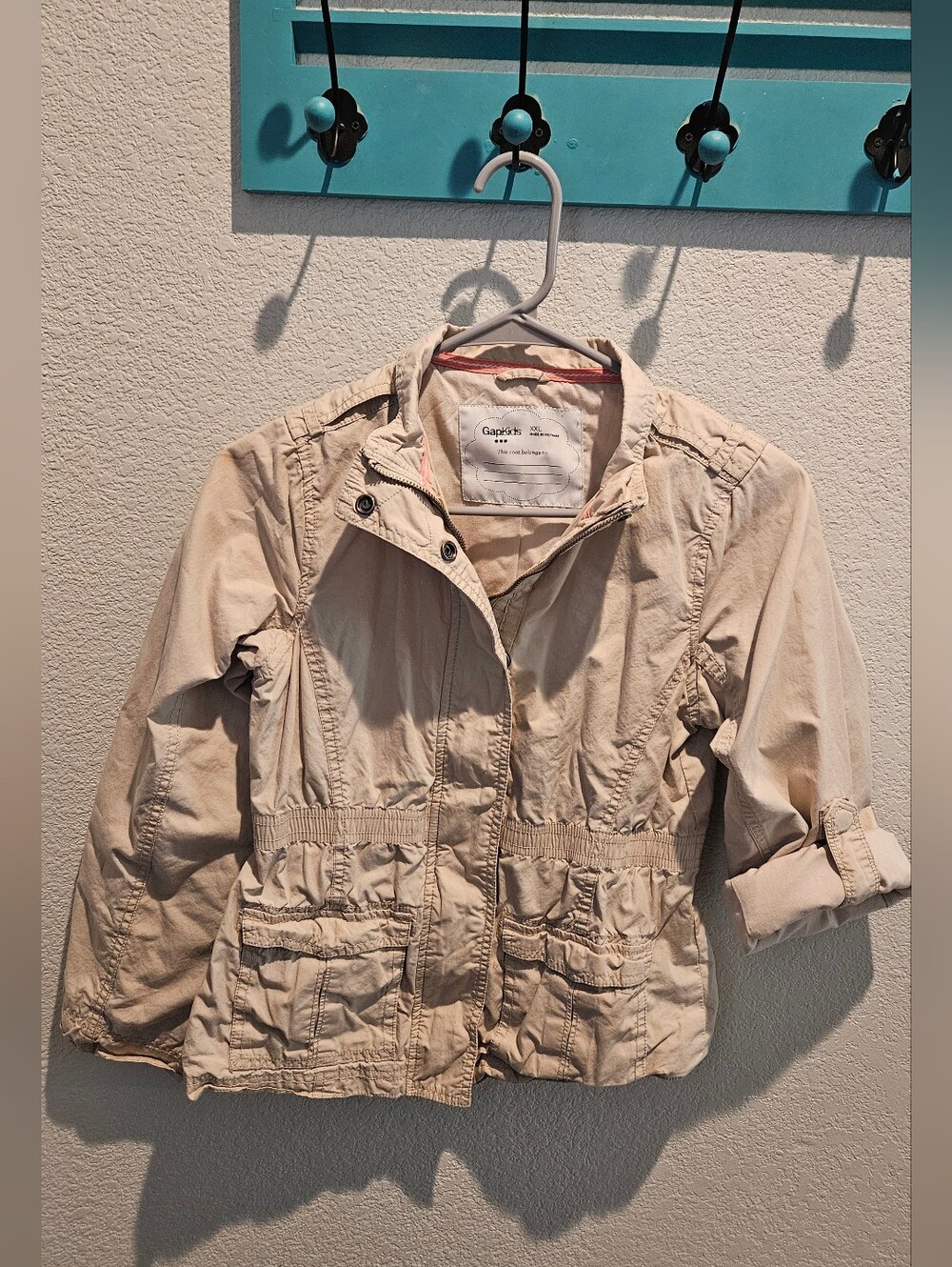 GAP Beige Utility Jacket with Front Pockets
